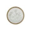 Darlin Wildflowers V2 Metal/Rattan Hanging Wall Art Round 64x64cm