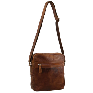 Pierre Cardin s Rustic Leather Shoulder  for Tablet iPad Pouch Case Sling