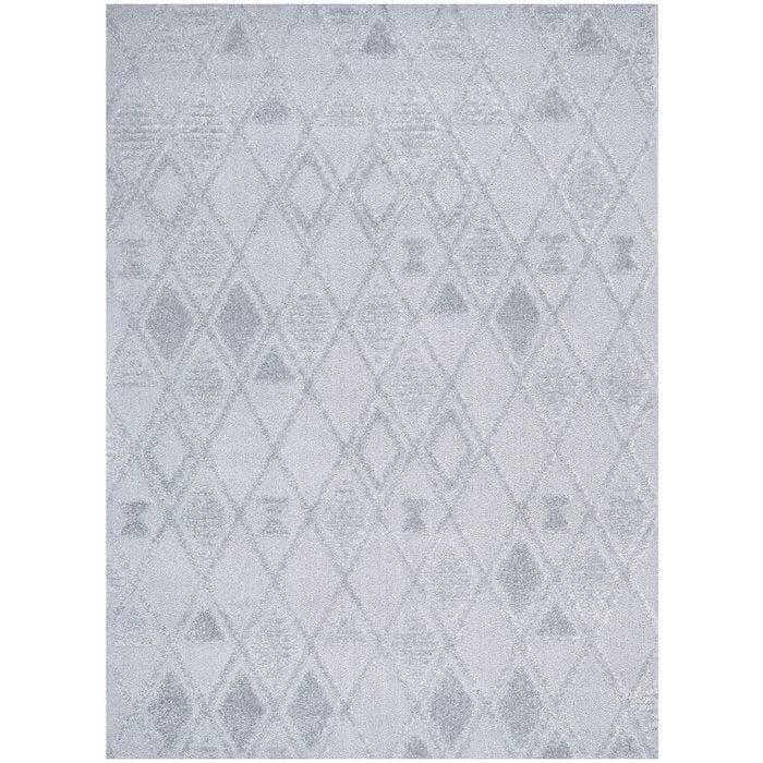 The Rug Connection Arch Lisa Silver 330x240cm - Extra Large Pet Friendly Indoor Floor Rug