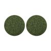 2pk Glomesh Regular Speed Scrubbing Heavy Duty Machine Floor Pad Green 500mm