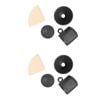 2PK Coffee Culture 320ml Ceramic Coffee Pour Over Mug/Dripper w/ Filter Set Blk