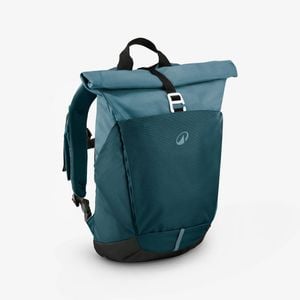 Decathlon - Hiking Backpack 16+4 L, Escape 500 Rolltop - Green - 17L