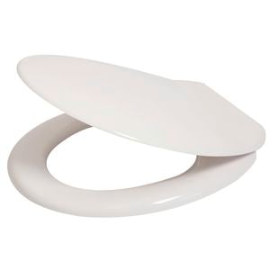 Estilo White Duroplast Toilet Seat