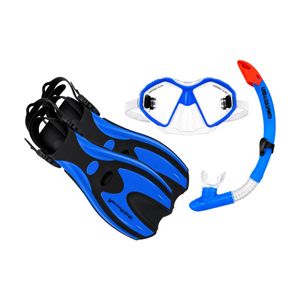 Land & Sea Sport Australia Complete Snorkelling Flipper /Glasses L/XL Adult Blue
