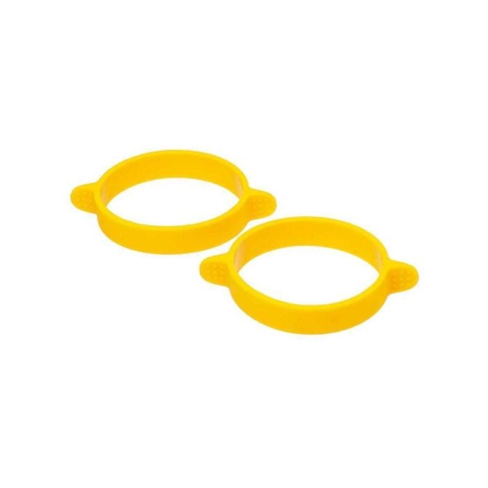 Appetito Yellow Silicone Egg Rings - Set Of 2 - Bunnings Australia