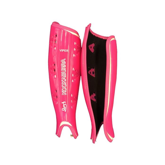 Kookaburra Viper Field Hockey Shinguards Pair Pink Size Medium