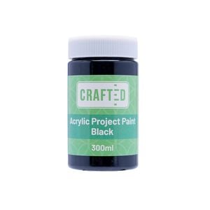 Crafted 300ml Black Project Paint