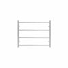 Commercial Round 4 Bar Brushed Stainless Steel PVD Heated Towel Rail
