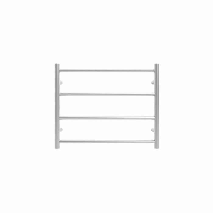 Commercial Round 4 Bar Brushed Stainless Steel PVD Heated Towel Rail