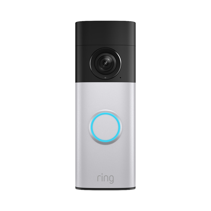 Ring Nickel Silver Battery Video Doorbell Plus