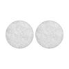 2pk Glomesh Regular Speed Polishing Machine Floor Pad White 400mm
