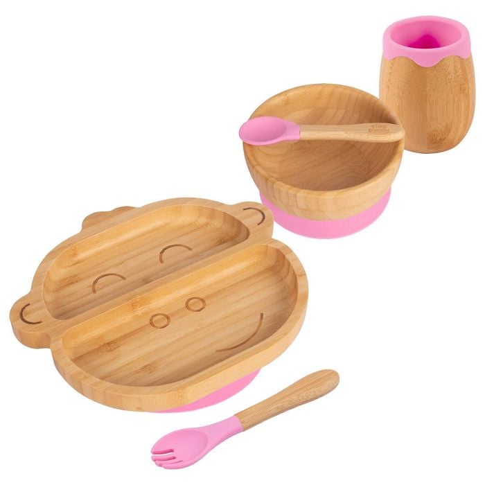 Tiny Dining 5pc Bamboo Monkey Baby Weaning Set Bunnings Australia