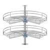 Catzon Corner Cabinet Lazy Susan Turntable 270 Degree for Kitchen-600mm