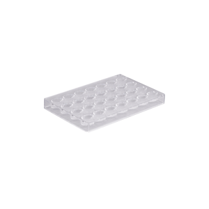 Matfer Bourgeat Chocolate Mould 28 Ribbed Oval