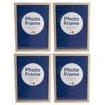 4PK Unigift Element MDF/Glass A3 Picture Frame - Assorted