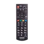 Laser Panasonic TV Remote Replacement (Black)