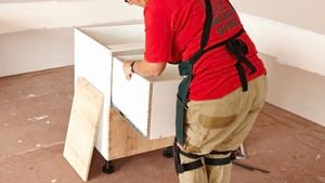 A Bunnings team member attached a drawer.