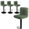 ALFORDSON Boucle Bar Stools X4