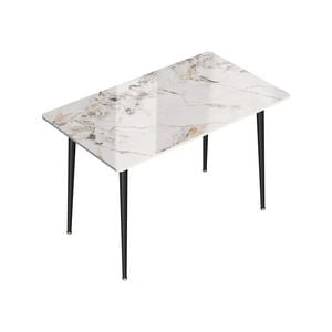 Rectangular Dining table made of Marble (Cold Jadeite) 120cm