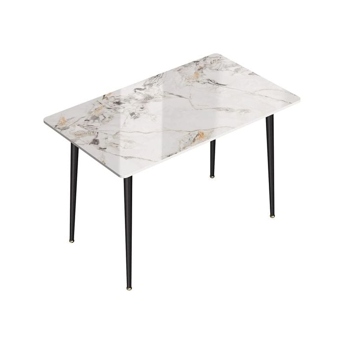 Rectangular Dining table made of Marble (Cold Jadeite) 120cm