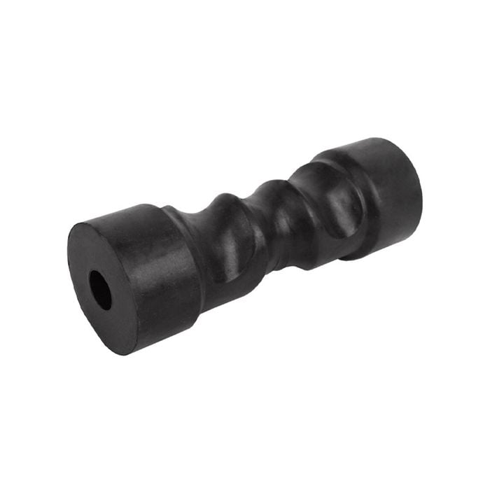 Sunrise Rubber Roller Self Centering Black Roller 8" 21mm Bore - Brr219