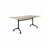 Olg Modulus Flip Table Full Black Frame New Oak Ravine Top L1800mm X W750mm