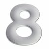 Sandleford 75mm Suburban Stainless Steel Self Adhesive House Number 8