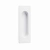 Lemaar 120 x 40mm White Rectangle Oval Flush Pull