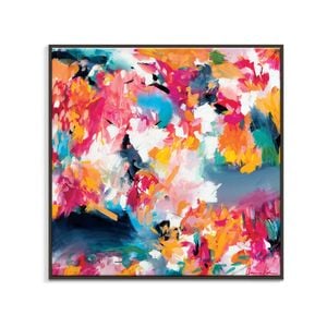 Artist Lane "Autumn" by Amira Rahim - 60x60cm Black Framed Canvas