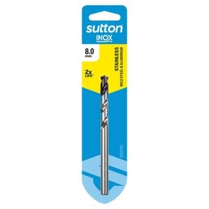 Sutton Tools 8.0mm INOX Stainless Steel Jobber Drill Bit