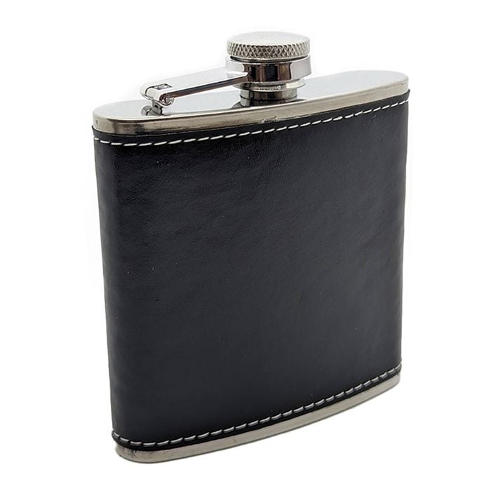 Stainless Steel Portable Lightweight Hip Flask With PVC Cover