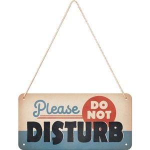 Nostalgic-Art 10x20cm Wall Hanging Sign Do Not Disturb