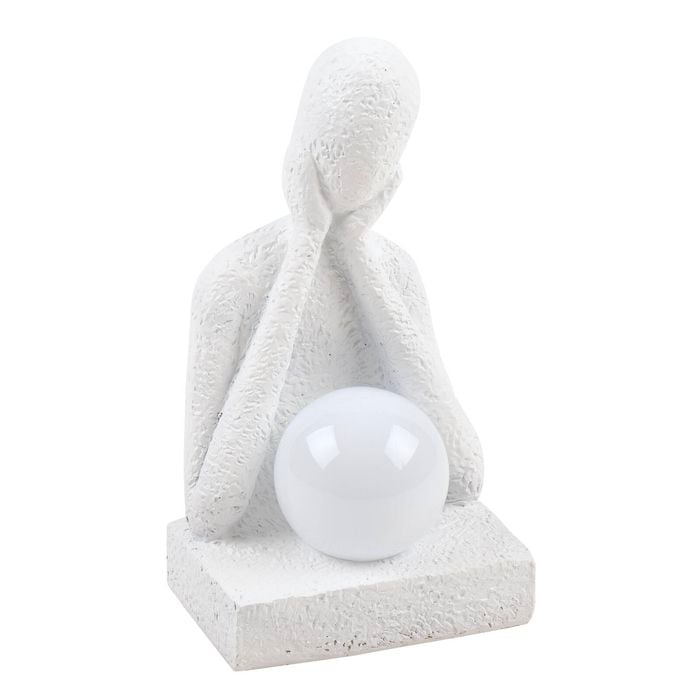Click 19cm Solar Powered Polyresin Figurine Light