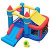 Costway Colorful Kids Inflatable Bounce House Jumping Castle w/550W Blower