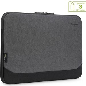 TARGUS 13-14' Cypress EcoSmart Sleeve for Laptop Notebook Tablet - Up to 14', Made with 3 Recycled Water Bottles - Grey