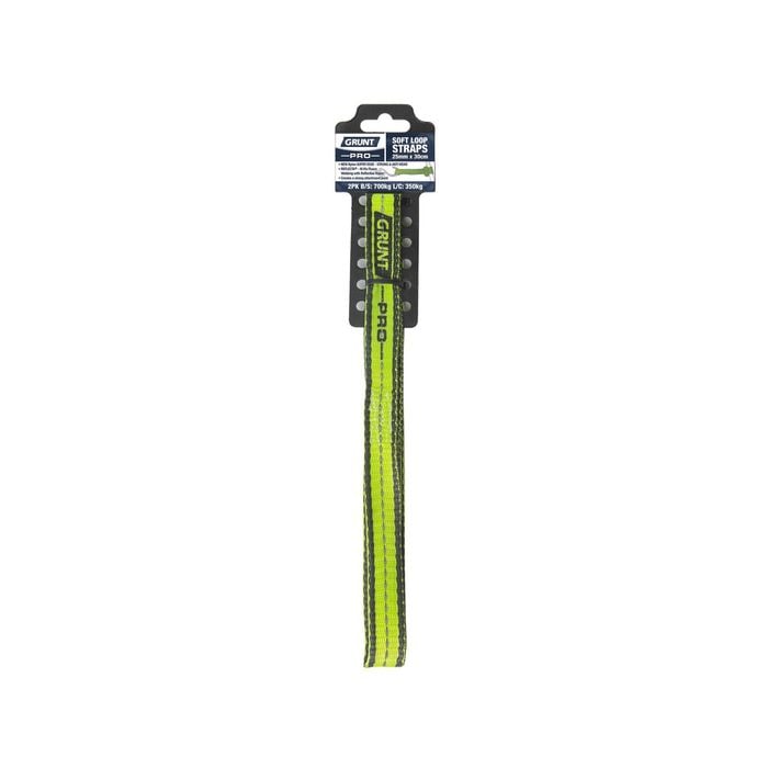 Grunt Pro 25mm x 30cm Soft Reflecta Loop - 2 Pack