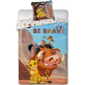 Disney The Lion King Be Brave Cotton Quilt Cover Set - Single Bed Size