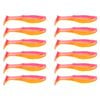 2x 6PK 3In Rapala Crush City Heavy Soft Plastic Paddle Tail Lures - Pink Sunset