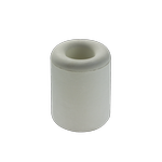 Adoored 30mm White Round Rubber Door Stop - 30mm