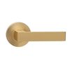 Lemaar 65mm Brushed Brass Zalla Dummy Lever 22109BB