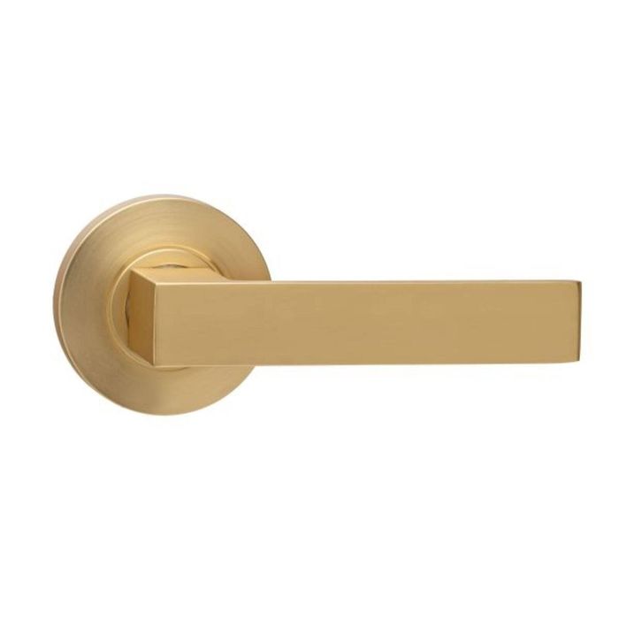 Lemaar 65mm Brushed Brass Zalla Dummy Lever 22109BB