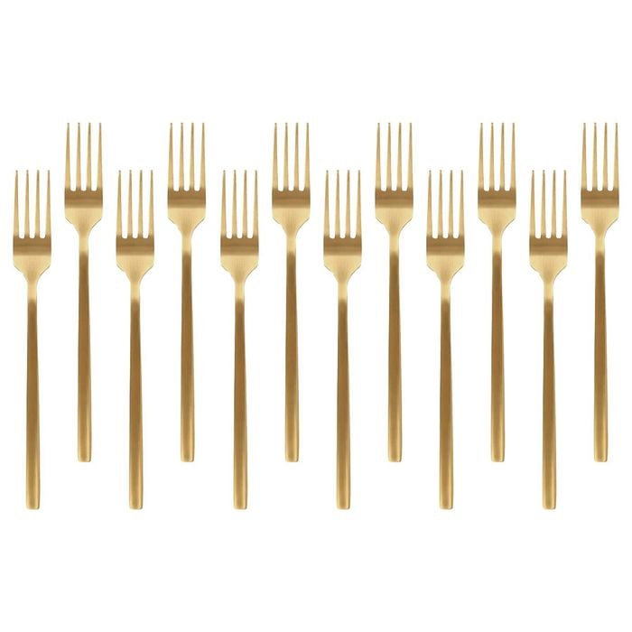 Argon Tableware Stainless Steel Dinner Forks - 19.5cm - Pack of 12