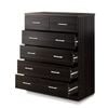 Artiss 6 Chest of Drawers Storage Cabinet Walnut