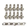 Permaseal Exhaust Manifold Titanium Stud & Gasket Kit For Ford Ranger 3.2L 2011 Onwards