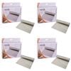 4PK Appetito Stainless Steel Dough Scraper Home Kitchen Cooking