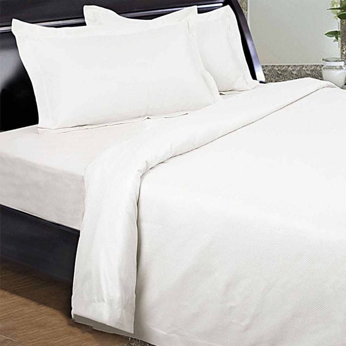 Kingtex 1350TC Quilt Cover Set White King