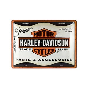 Nostalgic-Art Harley Parts & Accessories Metal Decorative Sign Large 30x40x0.5cm