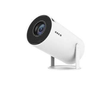 Veloreo Mini Projector 4K 1080P Supported with Android System, Portable Projector with WiFi 6 and Bluetooth 180 Degree