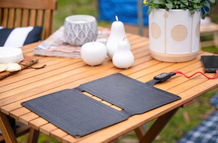 Stay connected while camping.