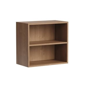 Kaboodle 900-1000mm Cajun Oak Customisable Med Wall Open Shelf